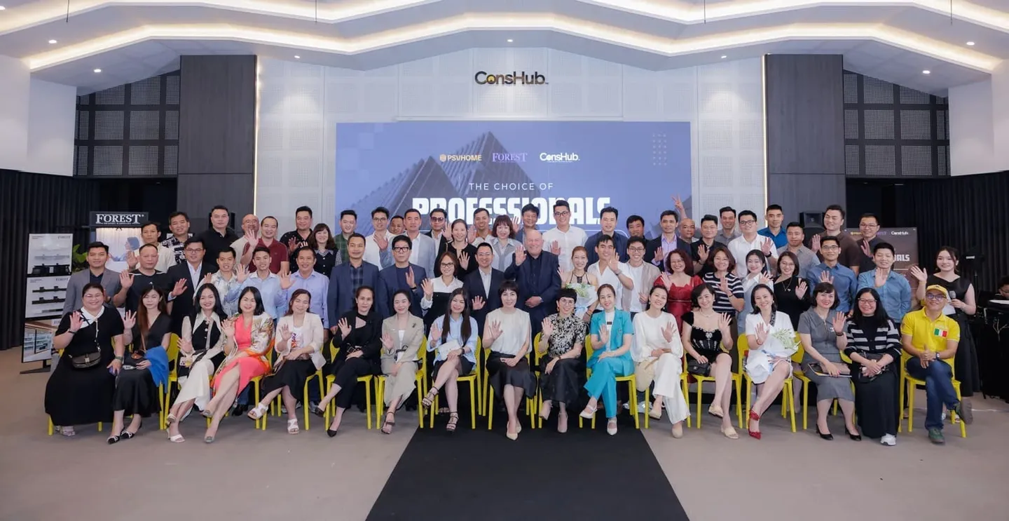 Hệ thống đại lý và đối tác của PSV HOME tại sự kiện The Choice of Professionals cùng Forest và ConsHub