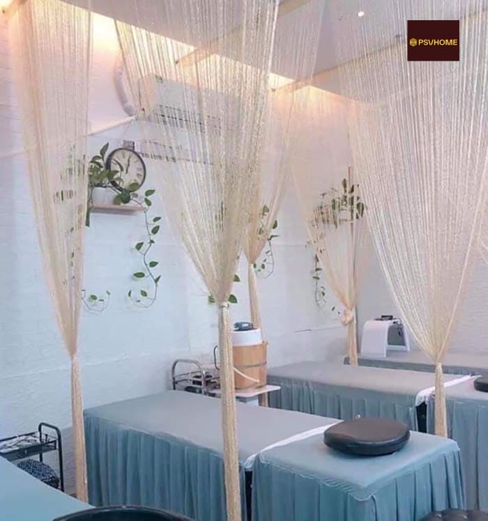 Tổng hợp các mẫu rèm spa đẹp, không thể bỏ qua