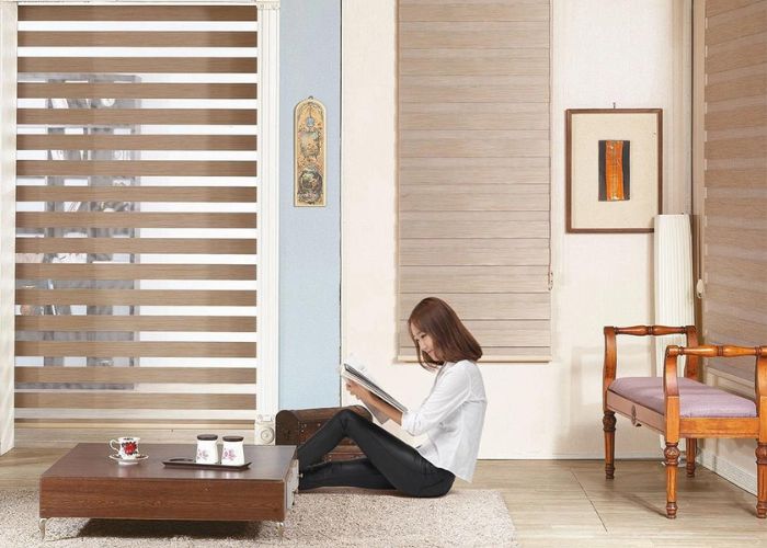 Mẫu rèm cầu vồng đẹp